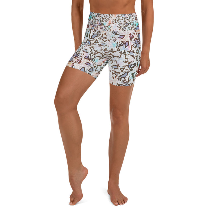 Cartoon Yoga Shorts