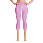 Polvo Rosa Yoga Capri Leggings