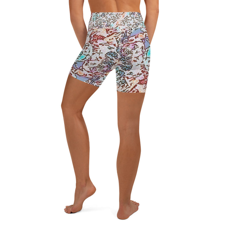 Cartoon Yoga Shorts