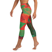 Flame Yoga Capri Leggings