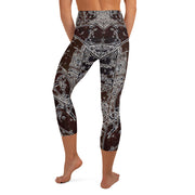 Yoga de couronne Capri Leggings