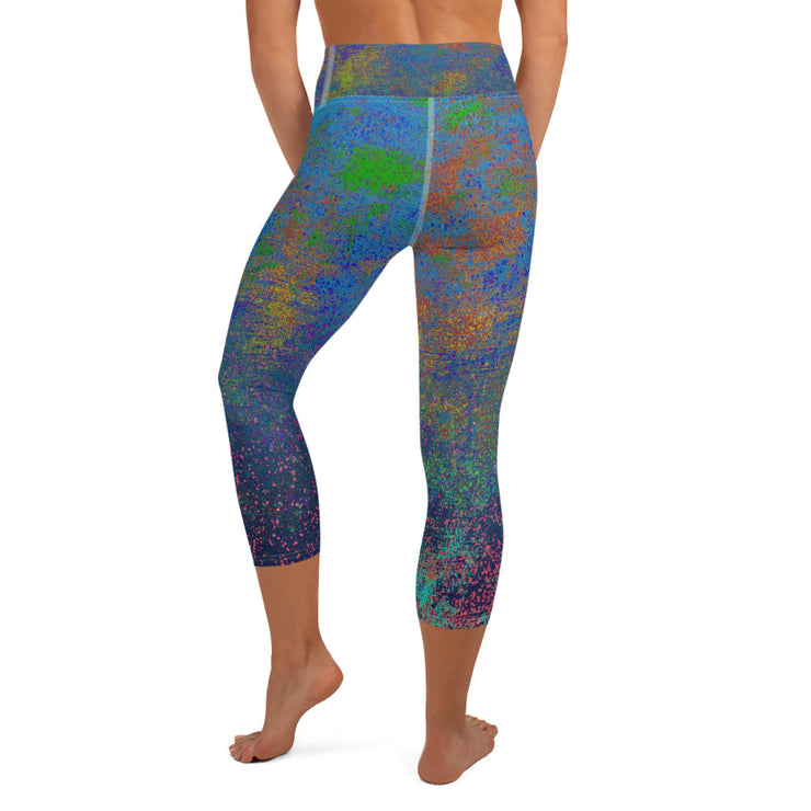 Aquarium Yoga Capri Leggings