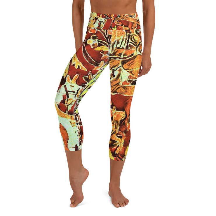 Hunting Yoga Capri Leggings