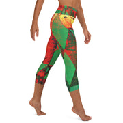 Flame Yoga Capri Leggings