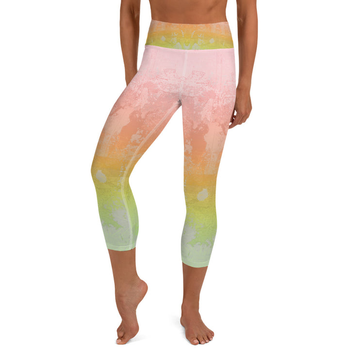 Apricot Dream Yoga Capri Leggings