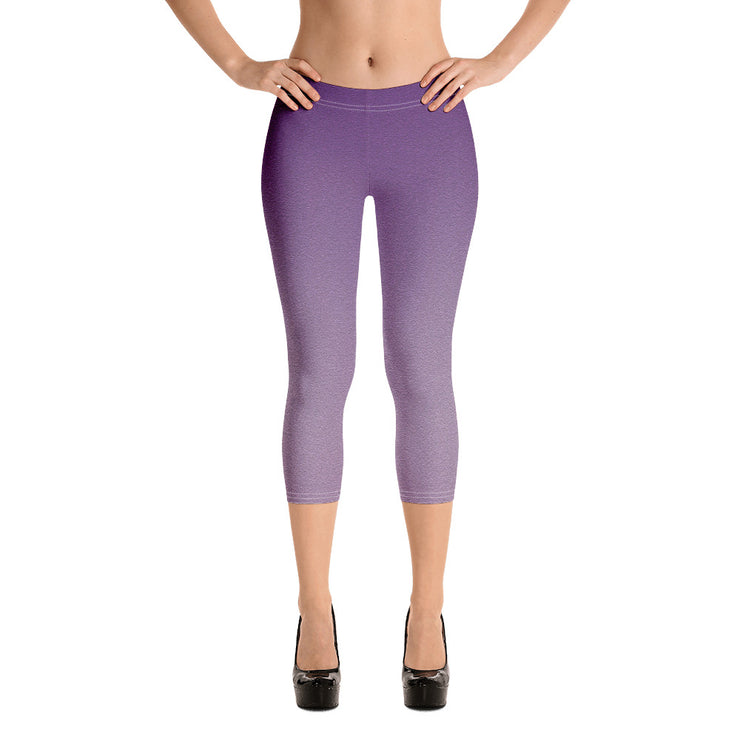 Purple Capri Leggings