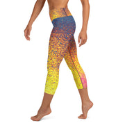 Blue Ember Yoga Capri Leggings