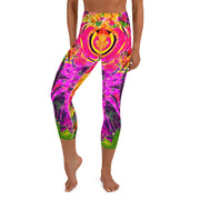 Aztec Yoga Capri Leggings