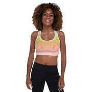 Apricot Dream Padded Sports Bra