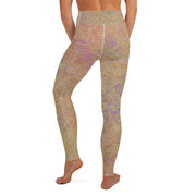 Rosa Pastell Yoga Leggings