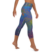 Aquarium Yoga Capri Leggings