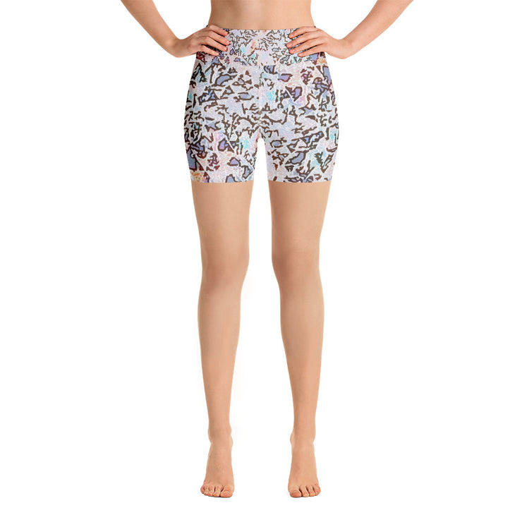 Cartoon Yoga Shorts