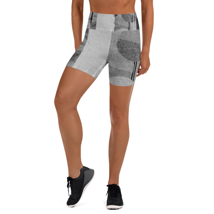 Streifen Yoga Shorts