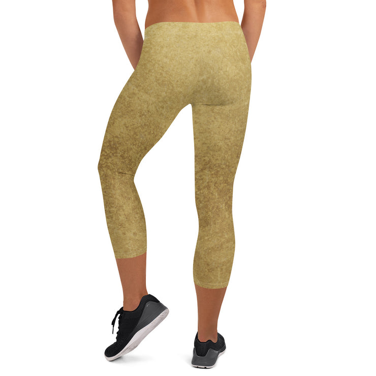 Leggings de oro Capri