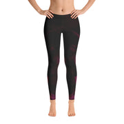 Leggings Negros Rosados ​​Oscuros