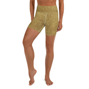 Gold Yoga Shorts