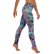 Leggings de pavo real para yoga