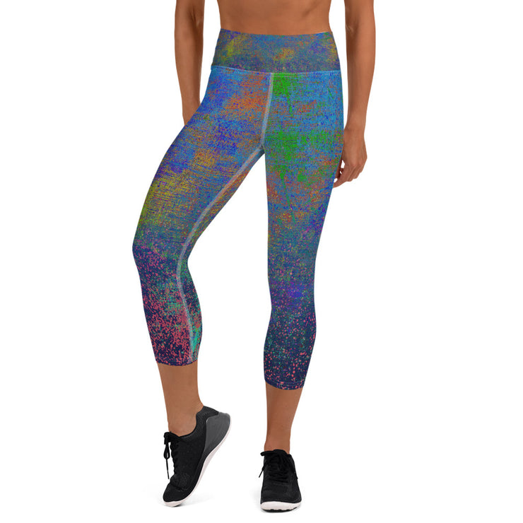 Aquarium Yoga Capri Leggings