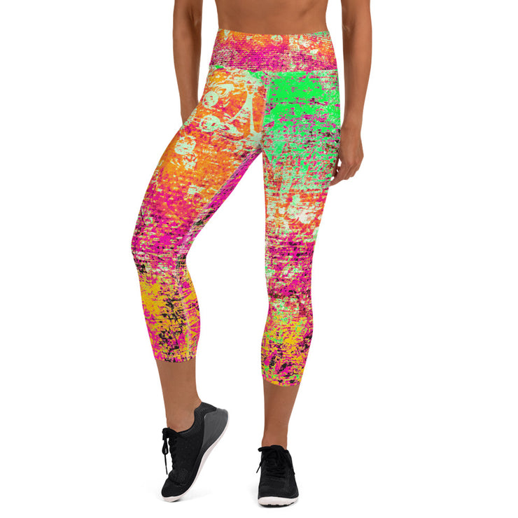 Beach Yoga Capri Leggings