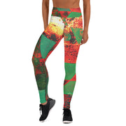 Leggings de yoga de flamme