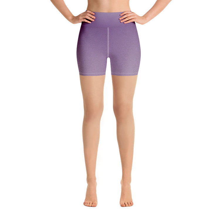 Lila Yoga-Shorts