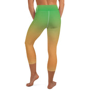 Sunburst Yoga Capri Leggings