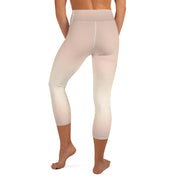 Peach Fade Yoga Capri Leggings