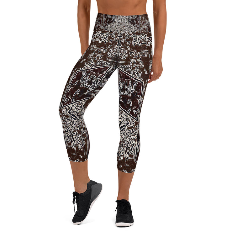 Yoga de couronne Capri Leggings