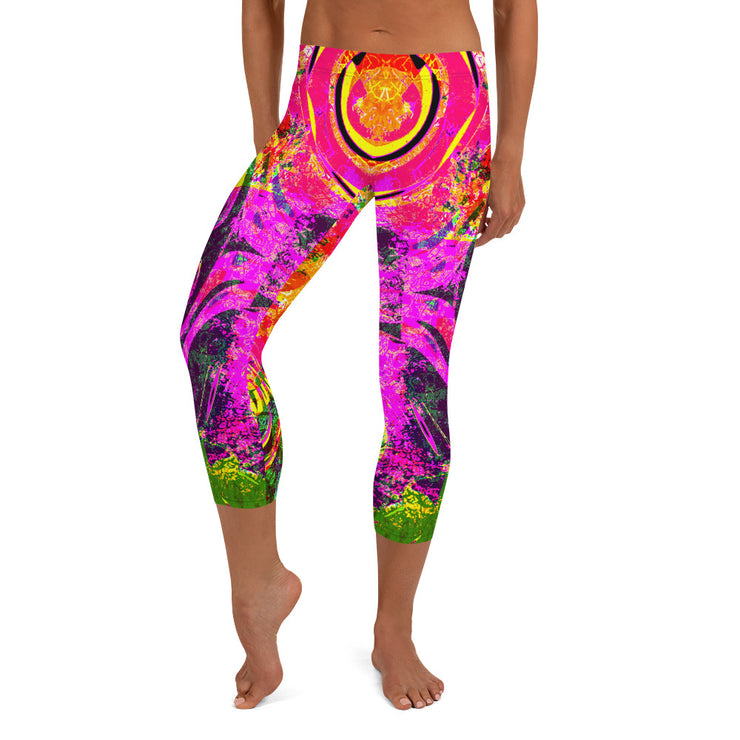 Aztec Capri Leggings