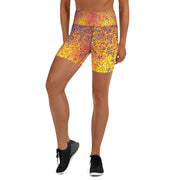 Blue Ember Yoga Shorts