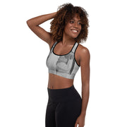 Stripe Padded Sports Bra