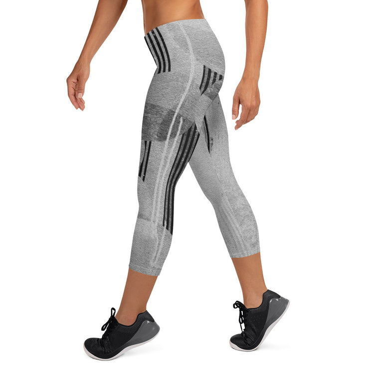 Stripe Capri Leggings