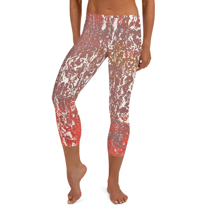 Legging Capri rouille