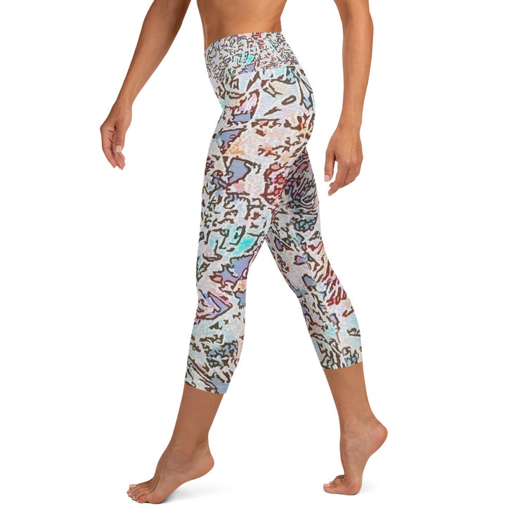 Cartoon Yoga Capri Leggings