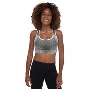 Skinny Zebra Padded Sports Bra