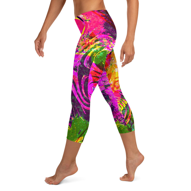 Aztec Capri Leggings