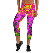 Aztec Capri Leggings