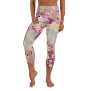 Carnation Yoga Capri Leggings