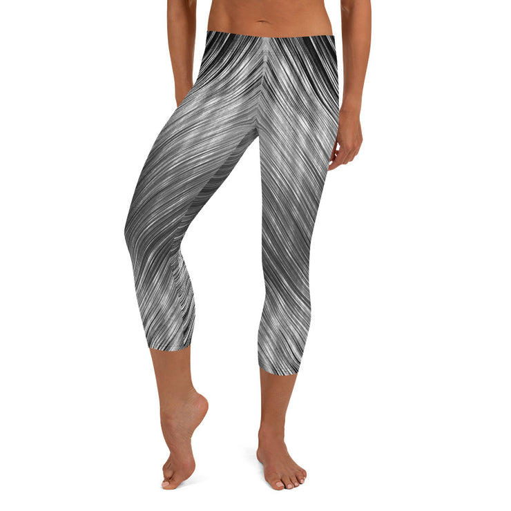 Skinny Zebra Capri Leggings