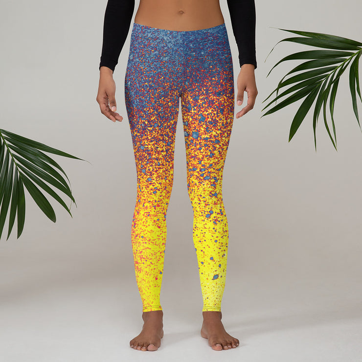 Blaue Ember Leggings