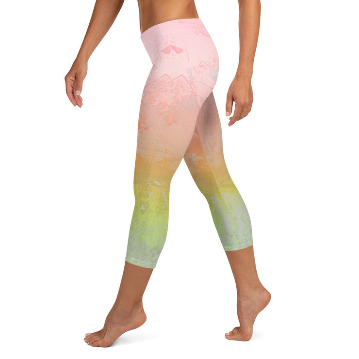 Apricot Dream Capri Leggings