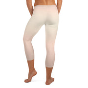 Pfirsich Fade Capri Leggings