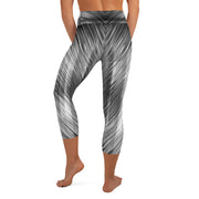 Skinny Zebra Yoga Capri Leggings