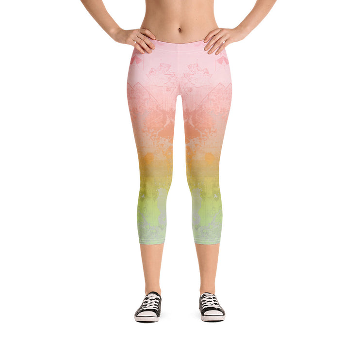 Aprikosen Traum Capri Leggings