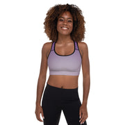 Purple Padded Sports Bra