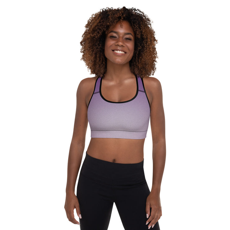 Soutien-gorge sportif rembourré pourpre