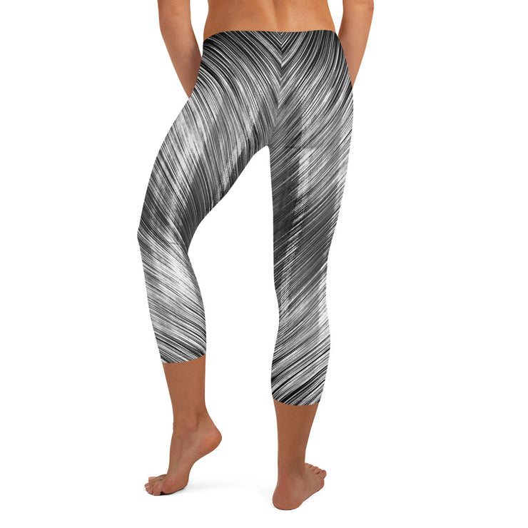 Skinny Zebra Capri Leggings