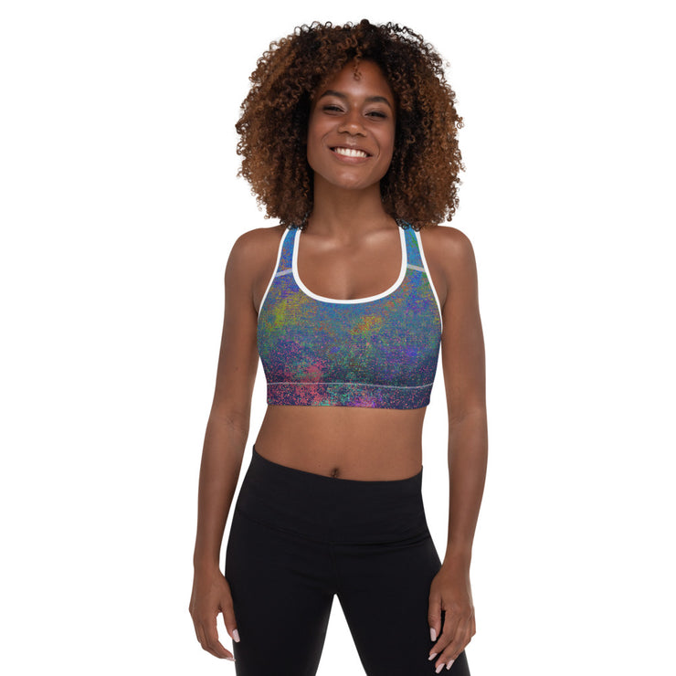 Aquarium Padded Sports Bra