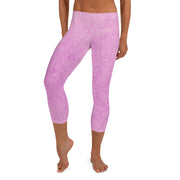 Powder Pink Capri Leggings