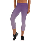 Púrpura Leggings Capri